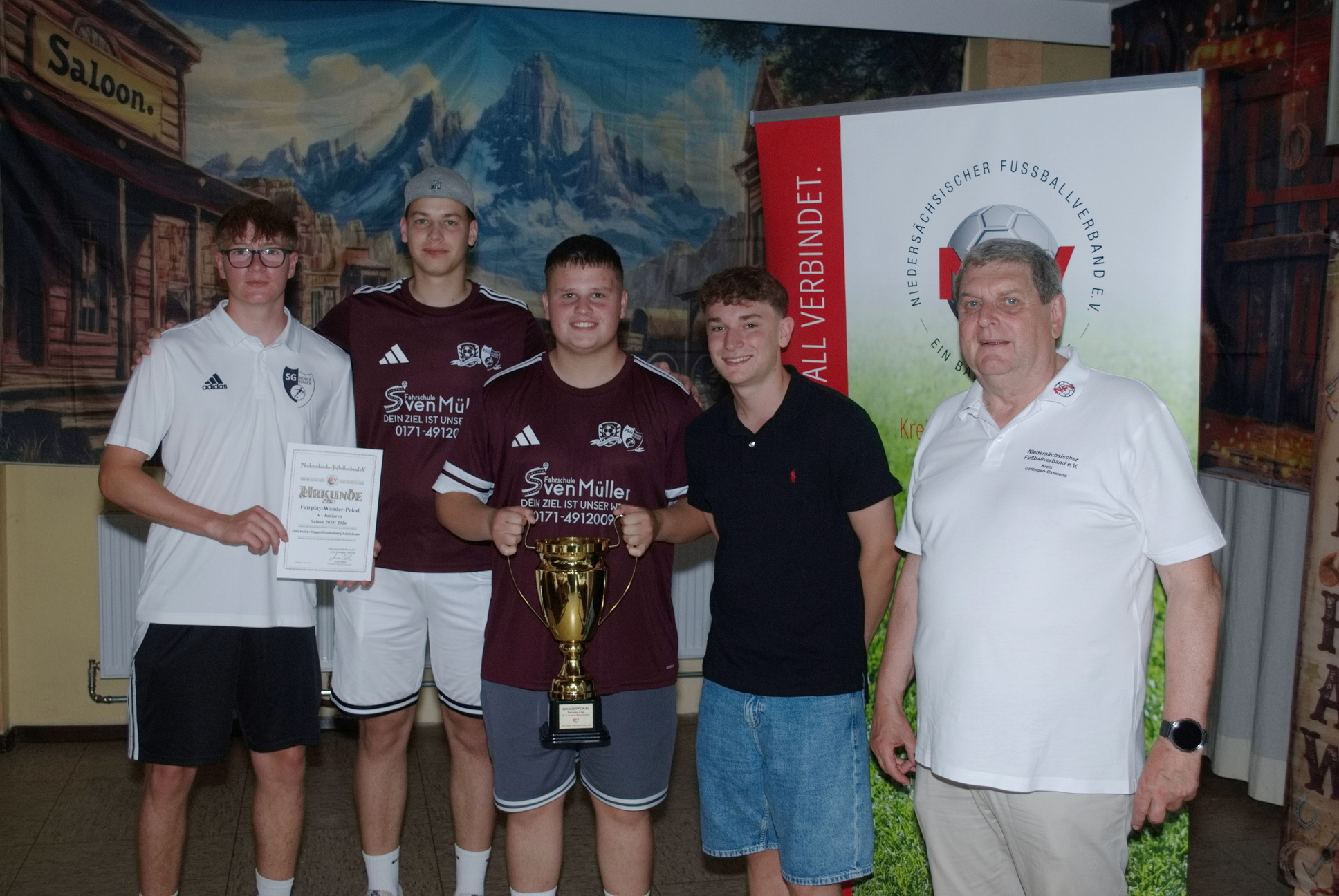 Fairplay Wanderpokal A-Jugend JSG Hoher Hagen / Lindenberg-Adelebsen